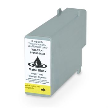 ASC-Premium-Tintenpatrone für Canon PFI-101 MBK matte schwarz PFI-101 MBK PFI-101MBK