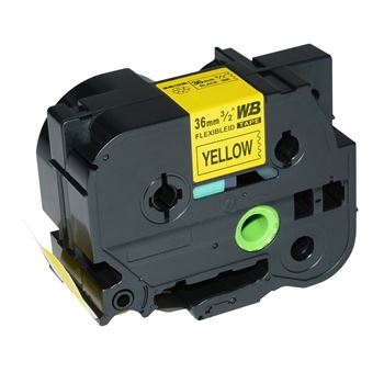 ASC-Premium-P-Touch für Brother TZEFX661 schwarz gelb TZEFX661