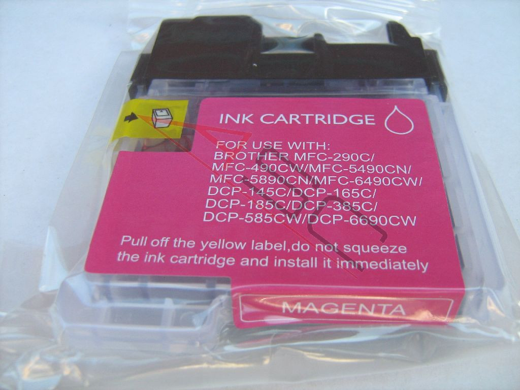 Set bestehend aus Alternativ-Tinte für Brother LC1100 schwarz, cyan, magenta, yellow - Sparen Sie 6%