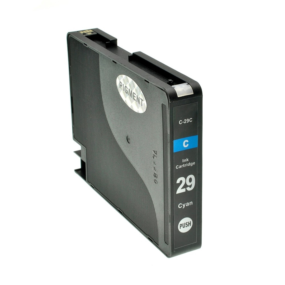 Set bestehend aus Alternativ-Tinte für CANON PGI-29 C / 4873B001 cyan, M / 4874B001 magenta, Y / 4875B001 gelb, GY / 4871B001 grau, R / 4878B001 rot - Sparen Sie 6%