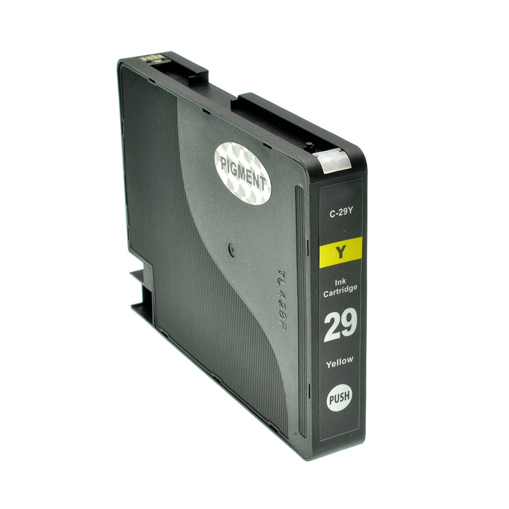 Set bestehend aus Alternativ-Tinte für CANON PGI-29 C / 4873B001 cyan, M / 4874B001 magenta, Y / 4875B001 gelb, GY / 4871B001 grau, R / 4878B001 rot - Sparen Sie 6%