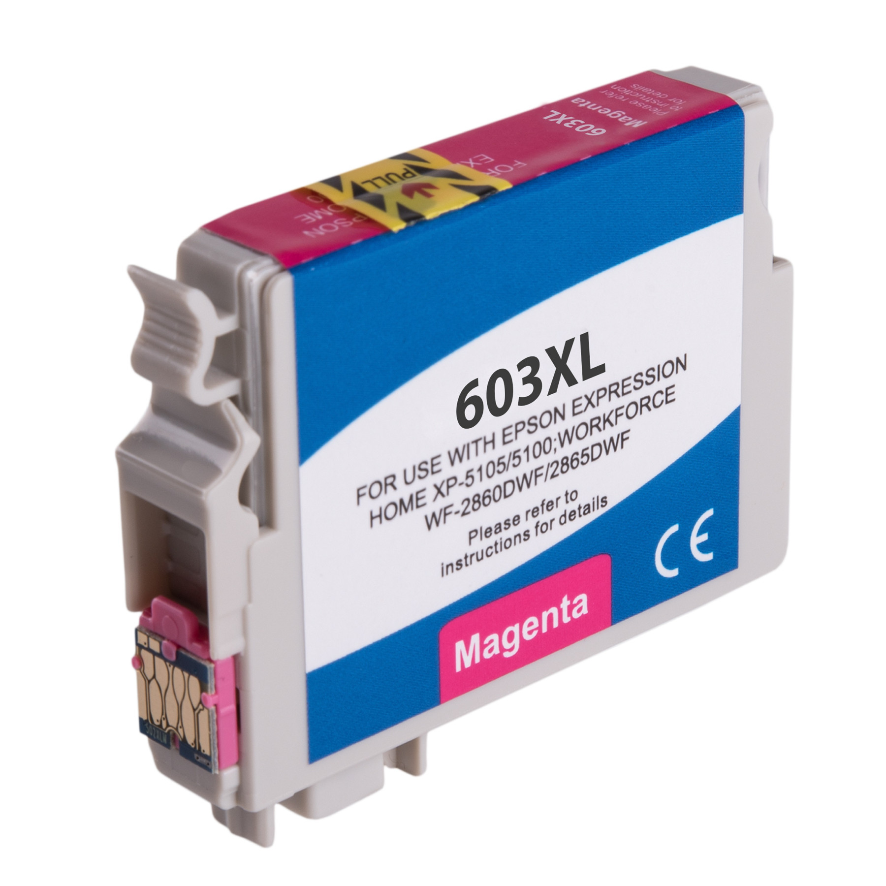 Set bestehend aus Alternativ-Tinte für Epson 603XL / C13T03A14010 XL-Version schwarz, C13T03A24010 XL-Version cyan, C13T03A34010 XL-Version magenta, C13T03A44010 XL-Version gelb - Sparen Sie 6%