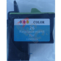 Alternativ-Tinte für Lexmark 010N0026E  No. 26 tricolor