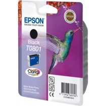 Original Tintenpatrone schwarz Epson C13T08014011/T0801 schwarz