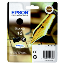 Original Tintenpatrone schwarz Epson C13T16214012/16 schwarz