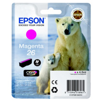 Original Tintenpatrone magenta Epson C13T26134012/26 magenta