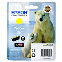 Original Tintenpatrone gelb Epson C13T26144012/26 gelb