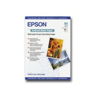 EPSON Matte archival Papier inkjet 192g/m2 A4 50 Blatt 1er-Pack
