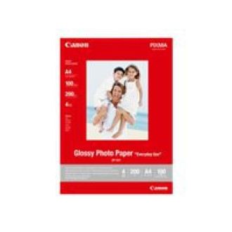 CANON GP-501 glänzend Foto Papier inkjet 200g/m2 A4 100 Blatt 1er-Pack