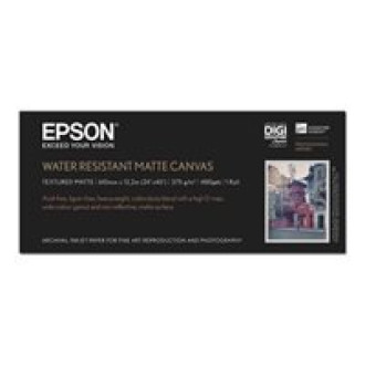 EPSON Matte water resistant canvas inkjet 375g/m2 610mm x 12.2m 1 Rolle 1er-Pack