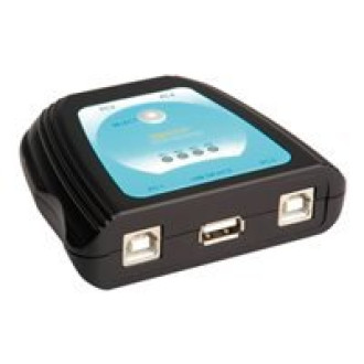 VALUE Manueller USB 2.0 Druckerswitch 4fach
