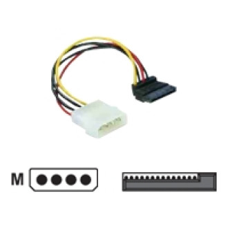 DELOCK Adapter Power SATA HDD 90 Grad U zu 4Pin/St