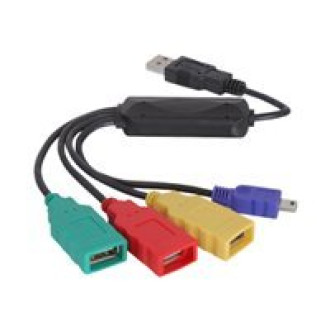 DELOCK HUB USB 2.0 4 Port externes Kabel