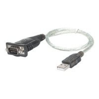 MANHATTAN USB auf Seriell-Konverter zum Anschluss eines seriellen Geräts an einen USB-Port Prolific PL-2303-Chipsatz 0,45 m