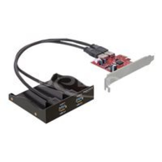 DELOCK Multipanel 3,5 2xUSB 3.0 schwarz
