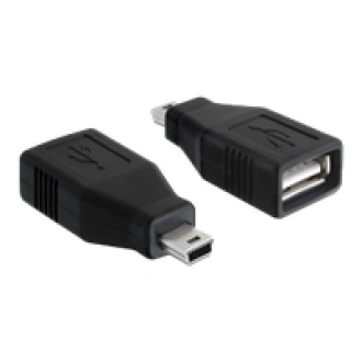 DELOCK Adapter USB 2.0-A Buchse > USB-mini Stecker