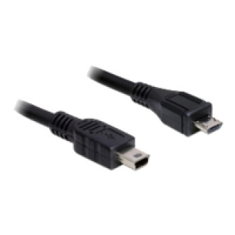 DELOCK Kabel USB micro-B St/ USB mini St 1m