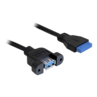 DELOCK Kabel USB 3.0 Pinheader Bu > 1x USB 3.0-A Bu 50cm