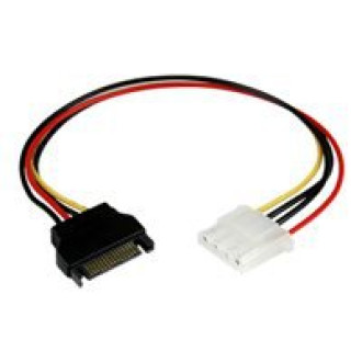 STARTECH.COM 12in SATA to Molex LP4 Power Cable Adapter - F/M