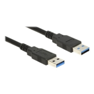 DELOCK Kabel USB 3.0 Typ-A Stecker > USB 3.0 Typ-A Stecker 5,0 m schwarz