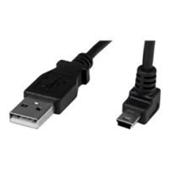 STARTECH.COM 1m Mini USB Cable - A to Up Angle Mini B