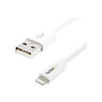 STARTECH.COM 1m 3ft White Apple 8-pin Lightning Connector to USB Cable for iPhone / iPod / iPad