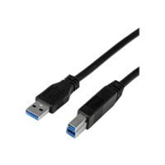 STARTECH.COM 1m 3ft Certified SuperSpeed USB 3.0 A to B Cable - M/M