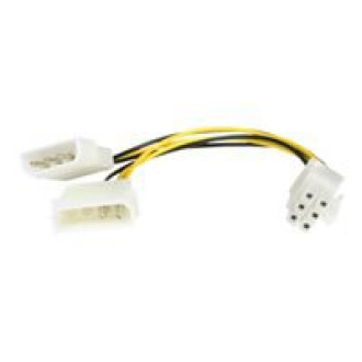 STARTECH.COM 6in LP4 to 6 Pin PCI Express Video Card Power Cable Adapter