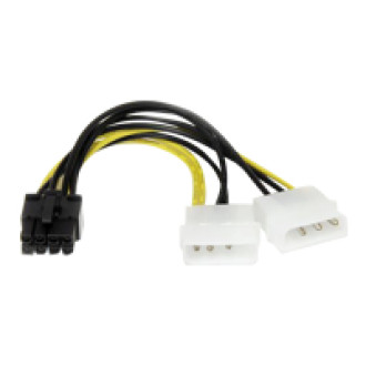 STARTECH.COM 6in LP4 to 8 Pin PCI Express Video Card Power Cable Adapter