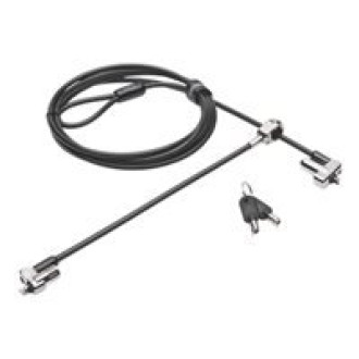 KENSINGTON N17 Laptopschloss mit zwei Schliesskopfen fur Wedge-Shaped Slots