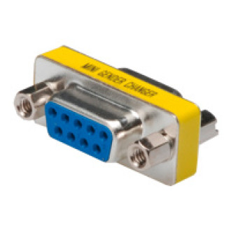 ASSMANN Gender Changer D-Sub9 Metallgehäuse F/F mit Sechskantschraube + mutter