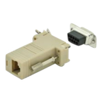 DIGITUS Adapter DB9 RJ45 Modular DB9 M RJ45 F