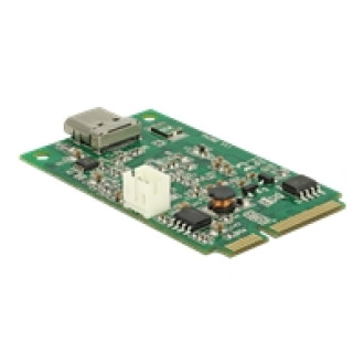 DELOCK Mini PCIe I/O PCIe full size 1 x USB Type-C 3.1 Gen 2 Buchse