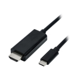 ROLINE USB Typ C - HDMI Adapterkabel ST/ST 1m