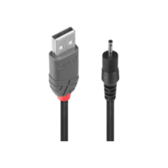 LINDY Adapterkabel USB A/DC 2,5/0,7mm St