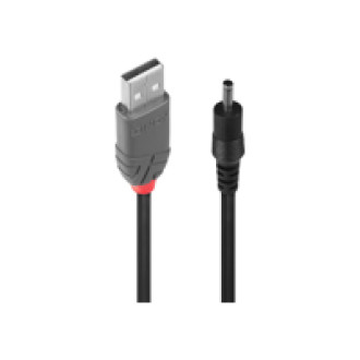 LINDY Adapterkabel USB A - DC 3,5/1,35mm