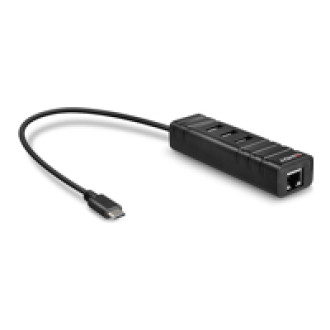 LINDY USB 3.1 Hub und Gigabit Ethernet Adapter USB 3.1 Gen 1 / USB 3.0 USB Typ C