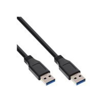INLINE USB 3.0 Kabel A an A schwarz 3m