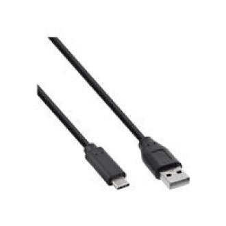 INLINE USB 2.0 Kabel Typ C Stecker an A Stecker schwarz 1.5m