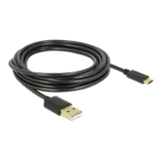 DELOCK USB 2.0 Kabel Typ-A zu Type-C 3 m