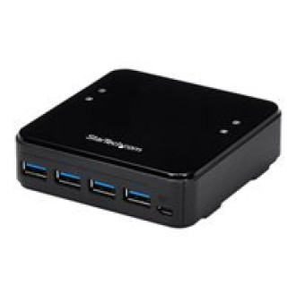 STARTECH.COM USB 3.0 Sharing Switch 4x4 für Peripheriegeräte - USB Umschalter für Mac / Windows / Linux - 4 Port USB 3.0 Switch