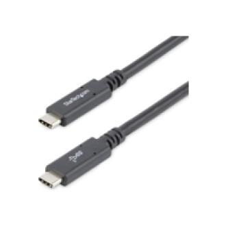 STARTECH.COM 6 ft 1.8m USB C to USB C Cable w/ 5A PD - M/M - USB 3.0 5Gbps - USB-IF Certified