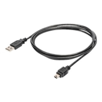 ASSMANN USB 2.0 Anschlusskabel Typ A - Mini B 5-polig St/St 1,8m 10er Set sw