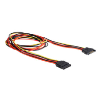 DELOCK 60133 Cable Power SATA 15 Pin male > SATA 15 Pin female extension 100cm