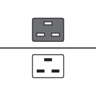 APC Power Cord Locking C19 to C20 3,0m Red