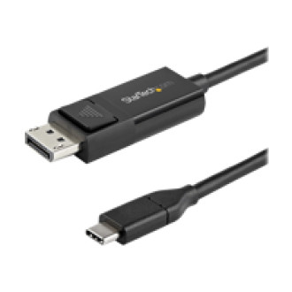STARTECH.COM 1m USB-C auf DisplayPort-Kabel - 4K 60Hz - USB-C-Adapter - Thunderbolt 3-kompatibel - bidirektional
