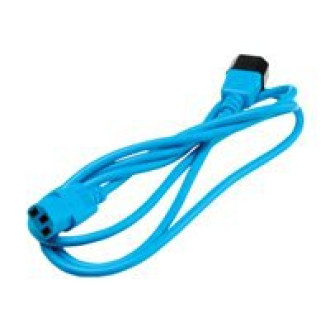 ROLINE Apparate-Verbindungskabel IEC 320 C14 - C13 blau 0,8m