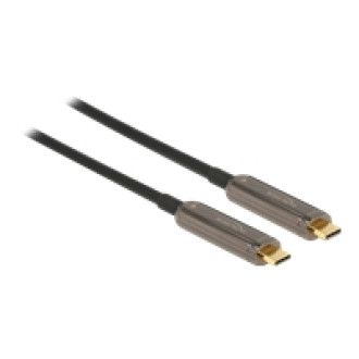 DELOCK Aktives Optisches USB-C Video Kabel 4K 60Hz 30m