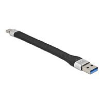 DELOCK USB 3.2 Gen 1 FPC Flachbandkabel USB Typ-A zu USB Type-C 14cm PD 3 A