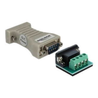 DELOCK Konverter 1xSeriell RS-232 DB9 zu 1xSeriell RS-485mit ESD Schutz 15kV uberspannungsschutz 600W